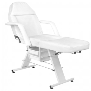 ACTIVESHOP Fotel kosmetyczny Basic 202 z kuwetami biały 