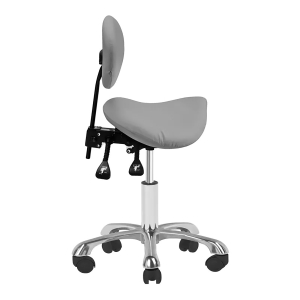 ACTIVESHOP Taboret kosmetyczny 1025 szary Giovanni