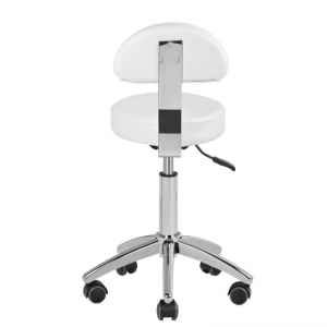 ACTIVESHOP Taboret kosmetyczny AM-304 biały