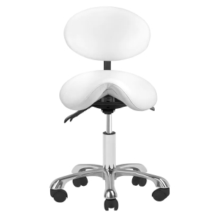 ACTIVESHOP Taboret kosmetyczny 1025 biały Giovanni