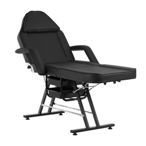 ACTIVESHOP Fotel kosmetyczny Sillon z kuwetami czarny 