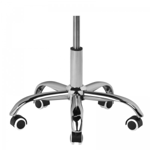 Taboret kosmetyczny do pedicure A-007 biały (119727)