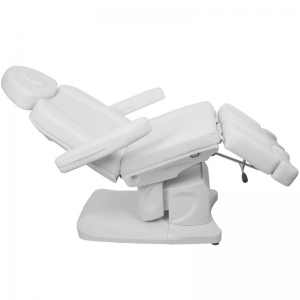 Fotel kosmetyczny elektr. Azzurro 708AS pedi 3 siln. biały (109095)