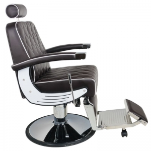 Gabbiano fotel barberski Imperial brązowy (112592)
