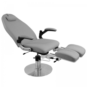 Fotel podologiczny hydrauliczny Azzurro 713A szary (112604)