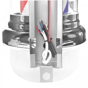 Plafon podświetlany pole barber shop BB-02 srebrny duży (113262)