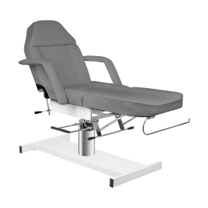 Fotel kosmetyczny hyd. A 210 szary (123761)