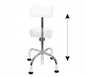 Podnóżek do pedicure AM-5012C biały (104606)