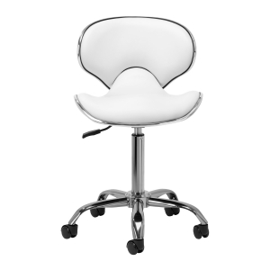 Gabbiano taboret kosmetyczny Q-4599 biały (106672)