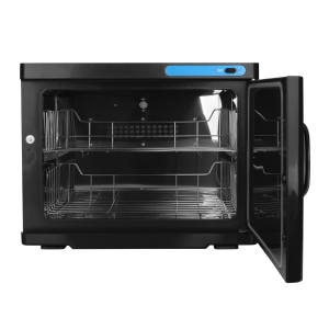 Podgrzewacz do ręcznikow ze sterylizatorem UV-C 23 L czarny  (130978)