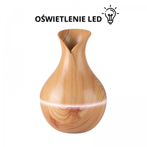 Aroma dyfuzor nawilżacz powietrza spa 17 light wood 130 ml (135477)