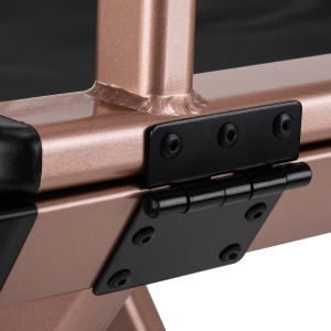 Krzesło do makijażu Alu różowe złoto (140084)