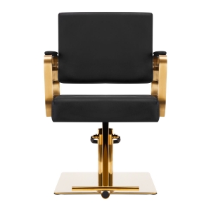 Gabbiano fotel fryzjerski Avila złoto czarny (140266)