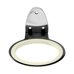 Uchwyt naścienny na suszarkę do włosów Q96 czarny (147563)