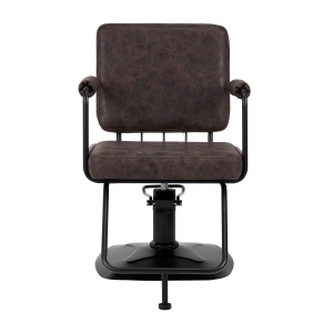 Gabbiano fotel fryzjerski Katania Loft Old Leather ciemny brąz (147875)