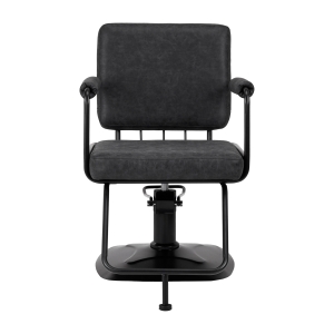 Gabbiano fotel fryzjerski Katania Loft Old Leather czarny (147876)