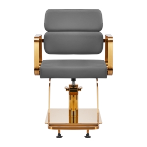 Gabbiano fotel fryzjerski Porto złoto Szary (148039)