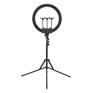 GLOW lampa pierścieniowa ring 18"" RGB bsc ze statywem 45W (148023)