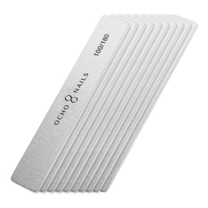 Ocho Nails pilnik szeroki prosty 100/180 10 szt. (150165)