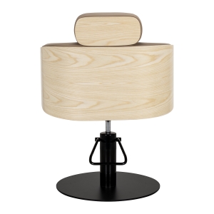 Gabbiano fotel fryzjerski Wratislavia beżowy czarna podstawa (154164)