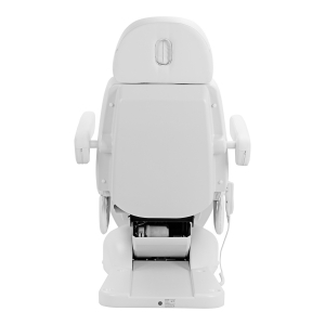 Fotel kosmetyczny elektr. Azzurro Lux 3m pedi biały  (154879)