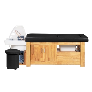 Gabbiano Leżanka Myjnia Head Spa Bali czarna  (154391)