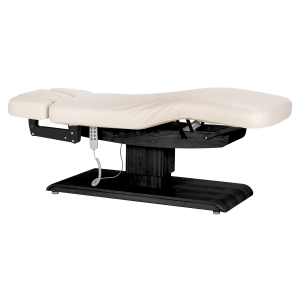 Leżanka SPA Sillon Relax kremowa z czarną podstawą (154686)