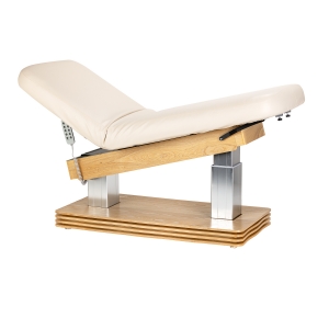 Leżanka SPA Sillon Comfort kremowa z jasnobrązową podstawą (154687)