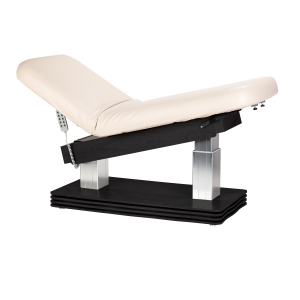 Leżanka SPA Sillon Comfort kremowa z czarną podstawą (154688)