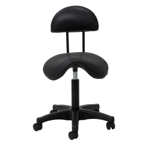 Taboret kosmetyczny 6001B czarny (155811)