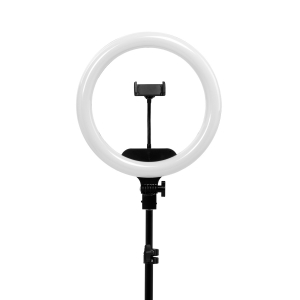 Lampa pierścieniowa Ring Light 13"" 36W LED ze statywem czarna  (131446)