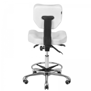 ACTIVESHOP Taboret kosmetyczny A-4299 biały