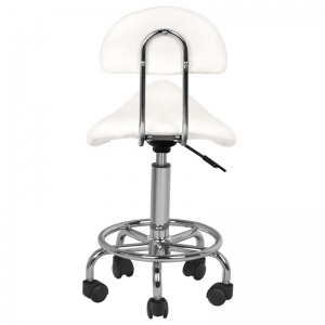 ACTIVESHOP Taboret kosmetyczny 6001 biały