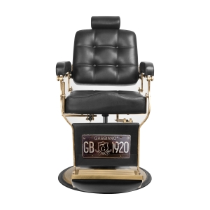 ACTIVESHOP Gabbiano fotel barberski Boss czarny