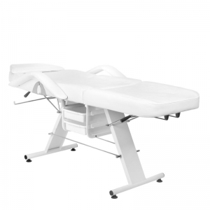 ACTIVESHOP Fotel kosmetyczny Basic 202 z kuwetami biały 