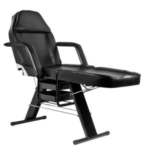 ACTIVESHOP Fotel kosmetyczny Basic 202 z kuwetami czarny 