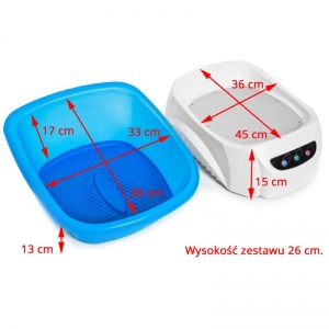 Brodzik Azzurro z masażerem (106977)