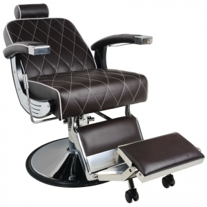 Gabbiano fotel barberski Imperial brązowy (112592)