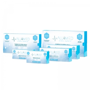 All4med torebki do sterylizacji w autoklawie 90 mm x 230 mm 200 szt. (126245)