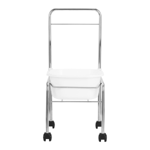 Brodzik do pedicure na kółkach chrom (126249)