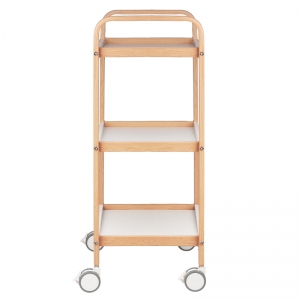 Stolik pomocnik kosmetyczny HS-09 drewno - biały (126766)