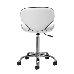 Gabbiano taboret kosmetyczny Q-4599 biały (106672)