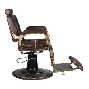 Gabbiano fotel barberski Boss brązowy (126467)