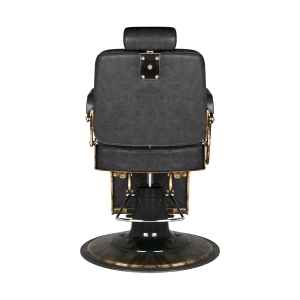 Gabbiano fotel barberski Boss HD Old Leather czarny (131780)