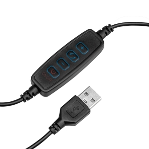Lampka lupa led snake ring na biurko czarna  (138394)