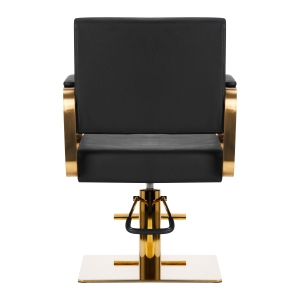 Gabbiano fotel fryzjerski Avila złoto czarny (140266)