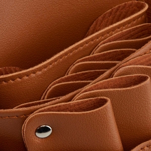 Kabura pas na nożyczki fryzjerskie T14 brązowe (143633)