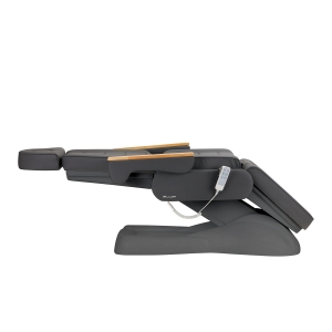 Fotel kosmetyczny elektryczny SILLON Lux 273b 3 silniki szary, szara podstawa (148187)