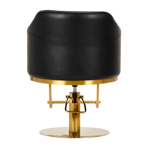 Gabbiano fotel fryzjerski Burgos złoto czarny (148030)
