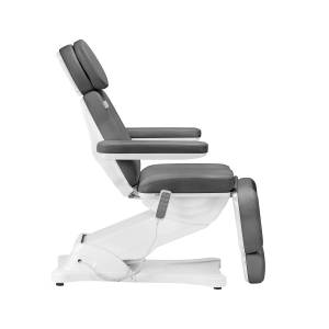 Elektryczny fotel kosmetyczny SILLON CLASSIC 4 silniki z kołyską szary (148291)